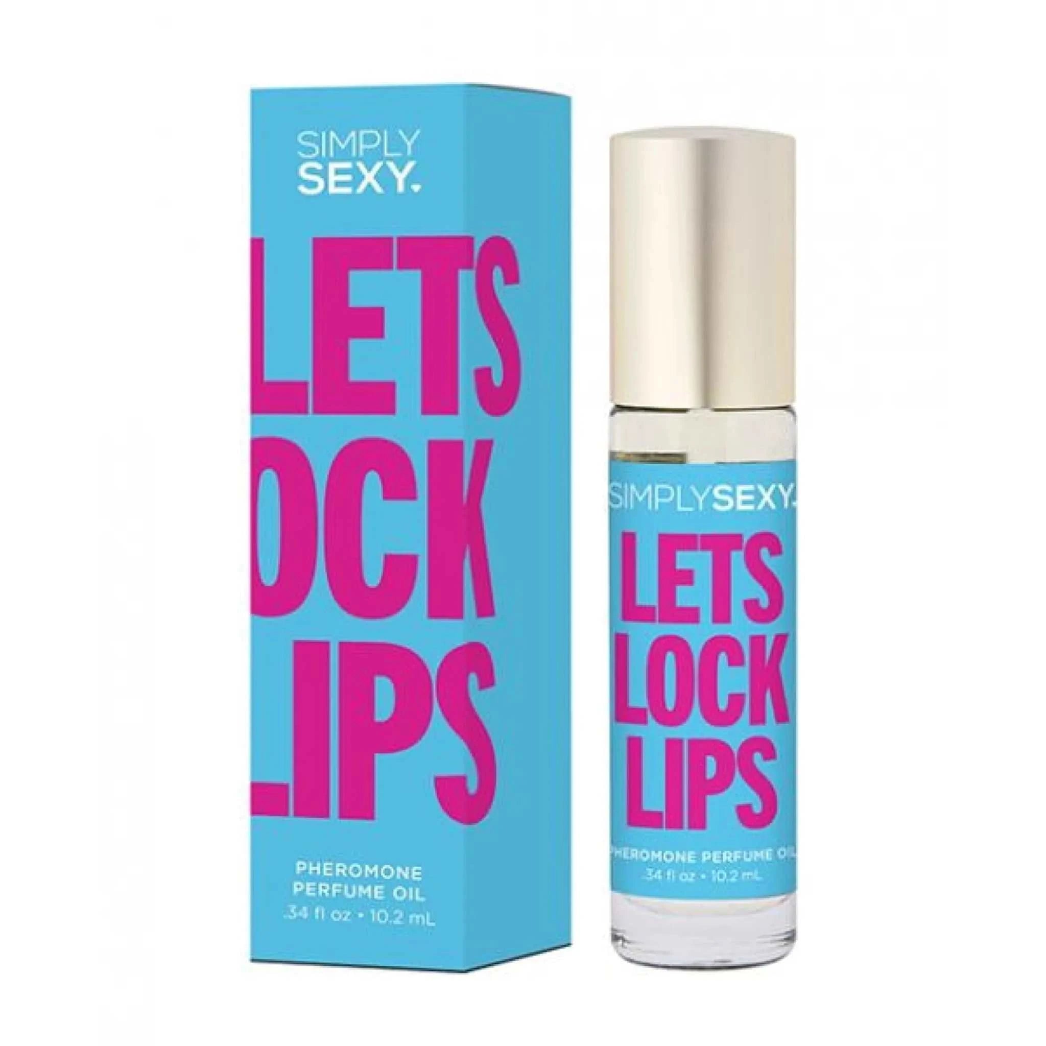 SIMPLY SEXY PHEROMONE PERFUME OIL LETS LOCK LIPS 10.2 ML - All Novelties | MENLL